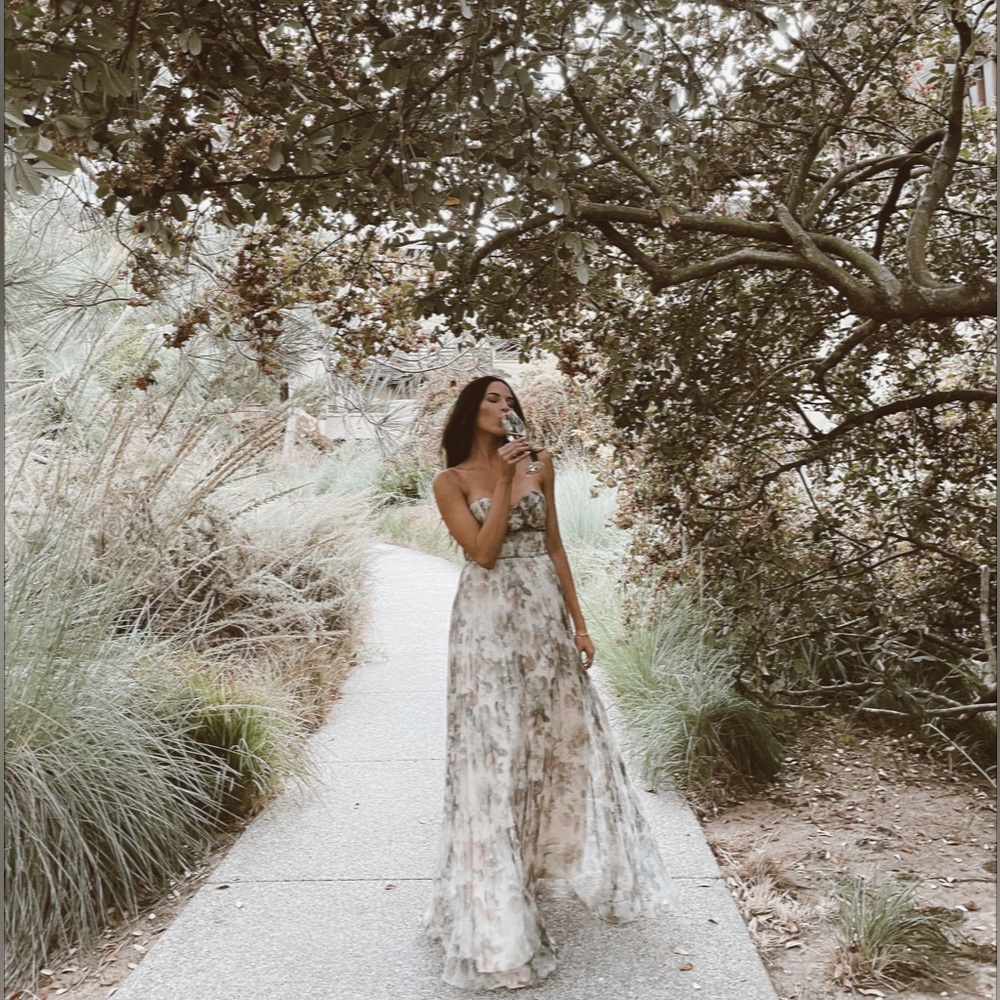 Most Beautiful Day Corset Gown Ethereal Floral Maxi Dress